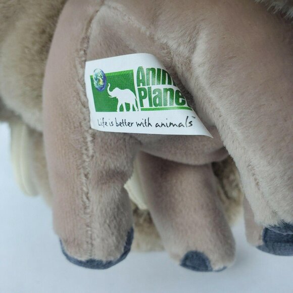 Vintage Animal Planet Mommy Wrinkle Baby Sprinkle Elephant 18 inch Plush - Picture 7 of 9